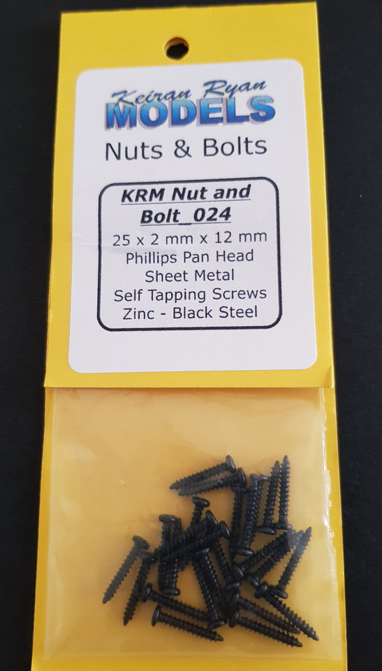 2 mm x 12 mm S/T Screw