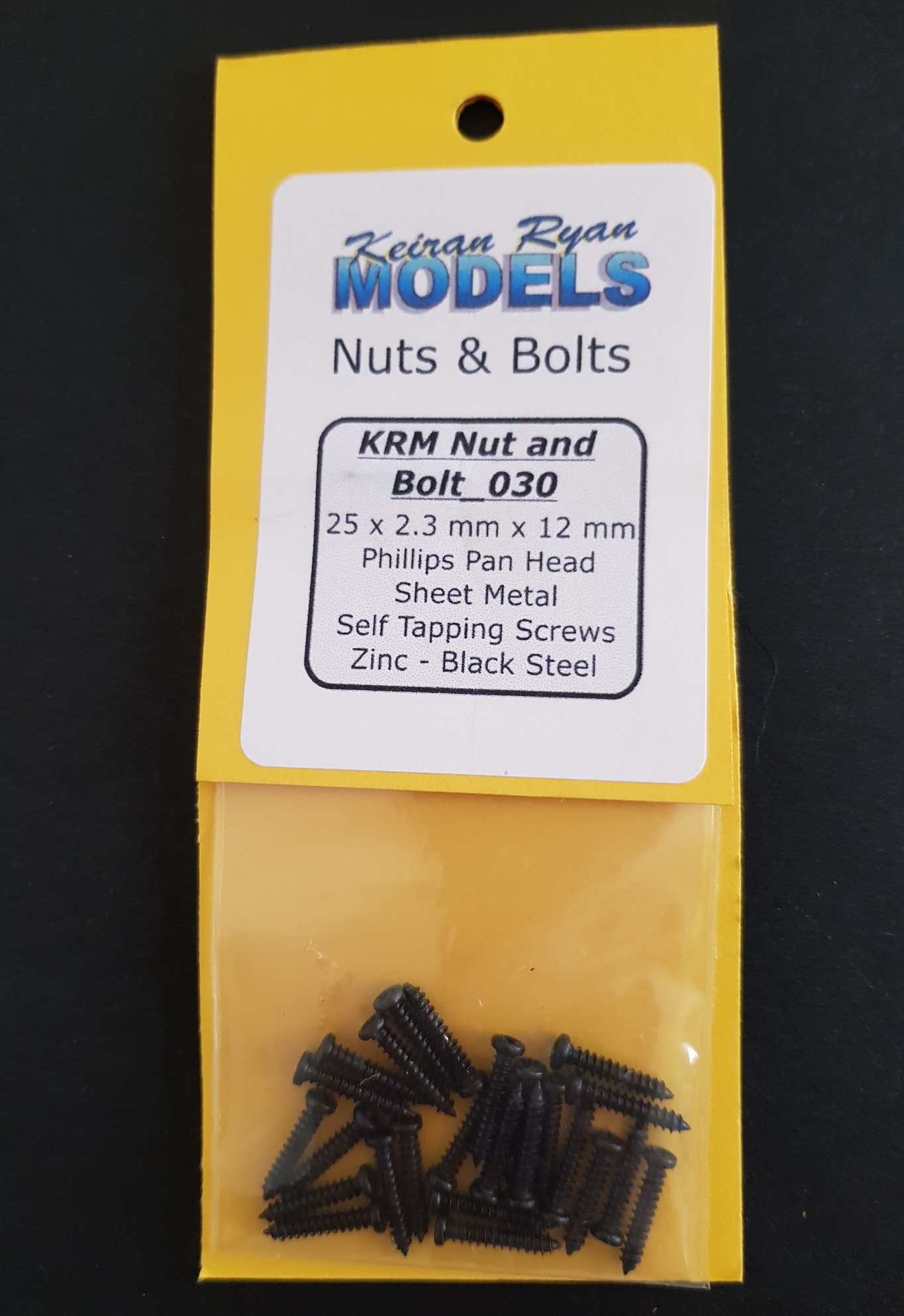 2.3 mm x 12 mm S/T Screw